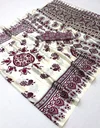 Queen By Rajtex Modal Satin Ajrakh Print Sarees